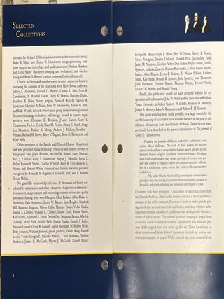 Selected Collections from the Archives of the Church of Jesus Christ of Latter-day Saints (2 vols.)