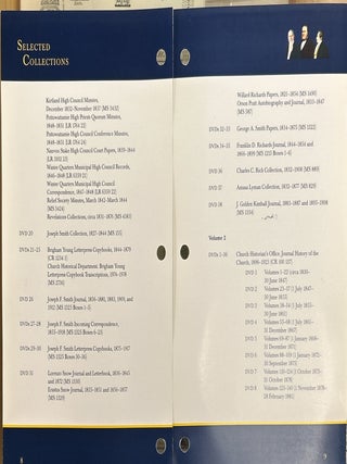 Selected Collections from the Archives of the Church of Jesus Christ of Latter-day Saints (2 vols.)