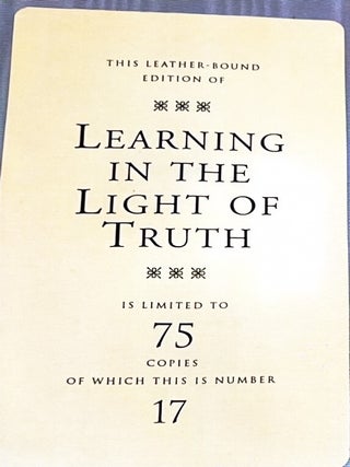 Learning In The Light of Truth