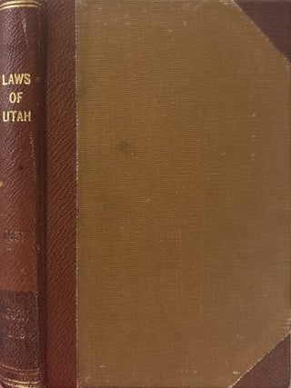 Item #14426 Acts, Resolutions, and Memorials Passed by the First Annual, and Special Sessions, of...