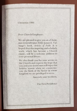 Articles of Faith (Church Employee Gift, 1984)