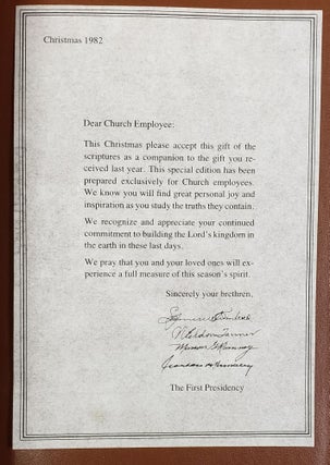 Holy Bible - Church Employee Gift