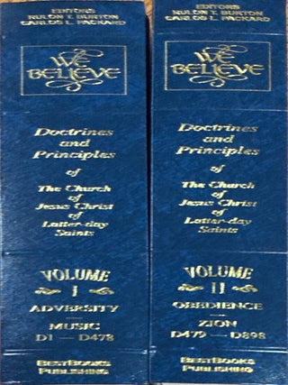Item #18247 We Believe.; Doctrines and Principles of The Church of Jesus Christ of Latter-day...