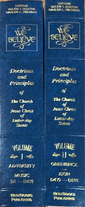 Item #18247 We Believe.; Doctrines and Principles of The Church of Jesus Christ of Latter-day...