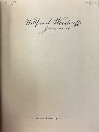 Wilford Woodruff's Journal, vol. 2