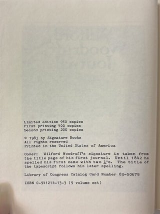 Wilford Woodruff's Journal, vol. 2