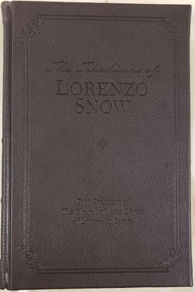 Item #22722 The Teachings of Lorenzo Snow. Clyde J. Williams