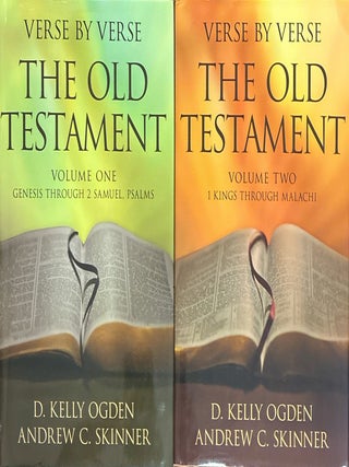 Item #24779 Verse by Verse, The Old Testament: Volume One (Genesis through 2 Samuel, Psalms) and...