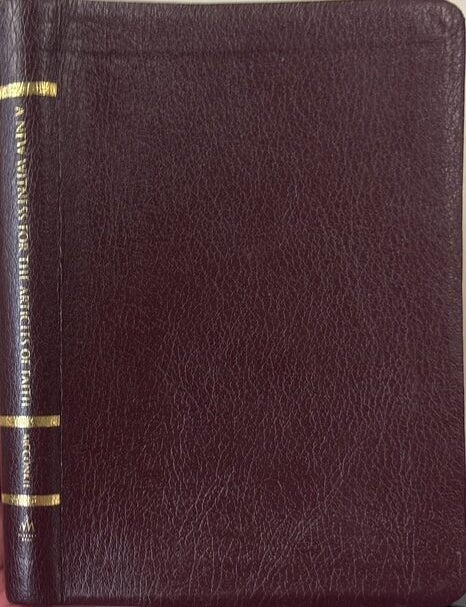 Item #30169 A New Witness for the Articles of Faith (compact leather). Bruce R. McConkie.