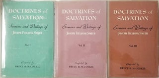 Item #31456 Doctrines of Salvation, 3 vol. set (signed by McConkie); Sermons and Writings of...