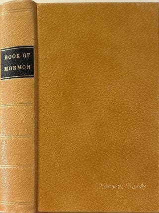 The Book of Mormon (1830 replica)