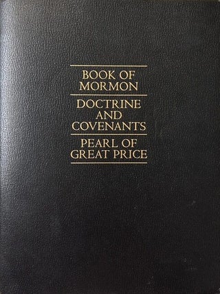 Triple Combination, extra large print, black (Economy edition