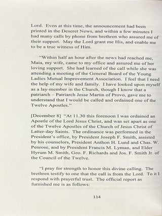 Selections from the Journals of James E. Talmage
