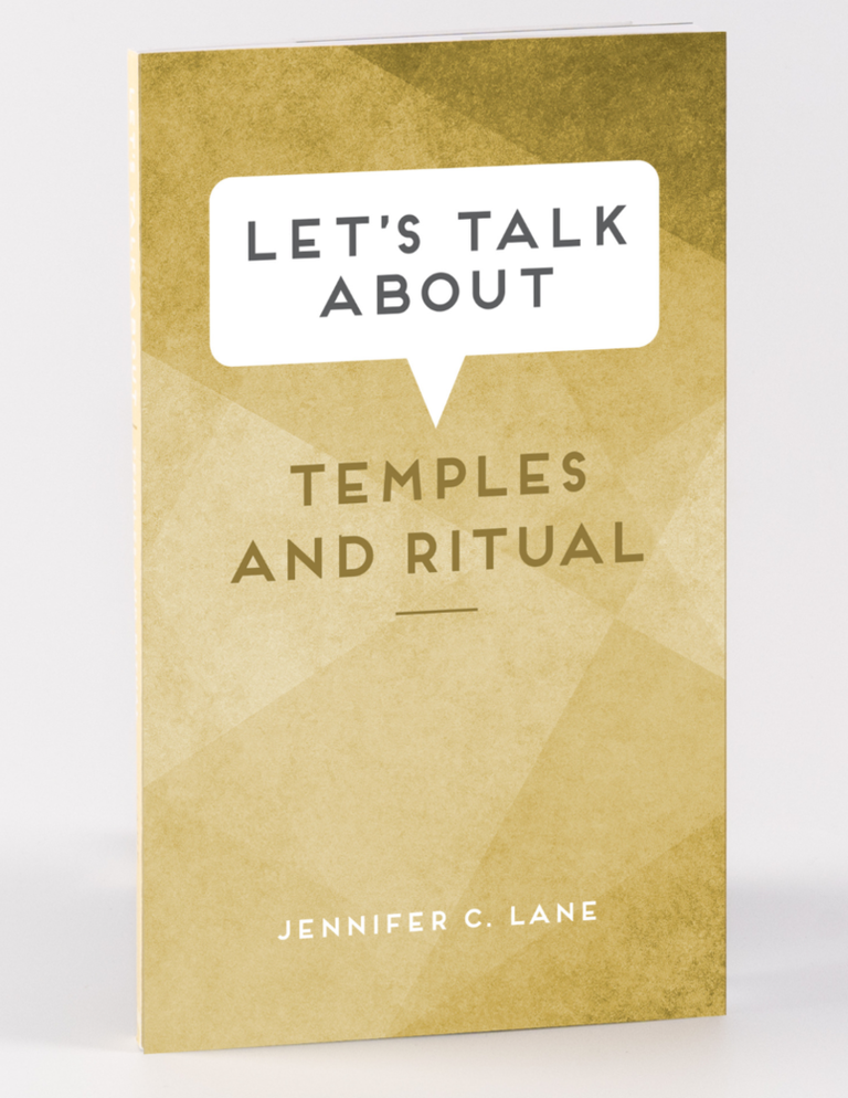 Item #36614 Let's Talk about Temples and Ritual. Jennifer C. Lane.