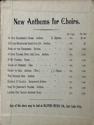 The School and Primary Songster; Containing Songs for Public Schools, Primary Associations, Kindergarten, Etc., All Specially Composed and Arranged to Suit Childrens' Voices. Also as a Reader of Vocal Music