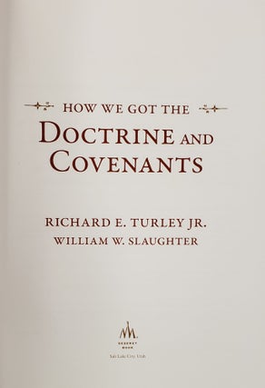 How We Got the Doctrine and Covenants