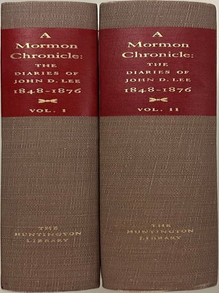 A Mormon Chronicle The Diaries of John D. Lee 1848-1876. Robert Glass Cleland, Juanita.