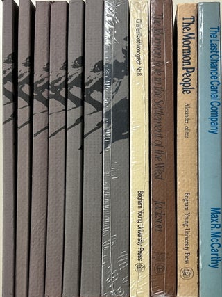 Item #37905 Charles Redd Monographs in Western History, partial set (1-10, 16
