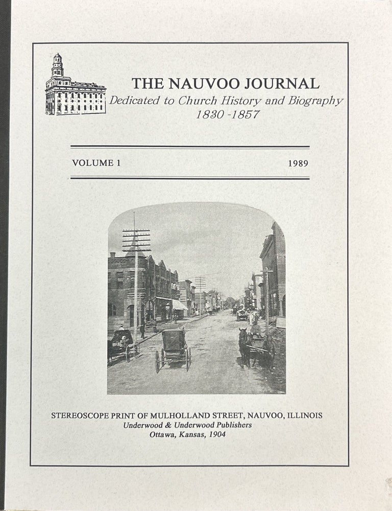 Item #38006 Nauvoo Journal, partial set (vols. 1&ndash;9:2)