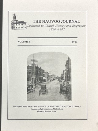Item #38006 Nauvoo Journal, partial set (vols. 1–9:2
