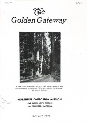 Item #38376 Golden Gateway, Jan 1959-Jan 1961 (Northern California mission newsletter