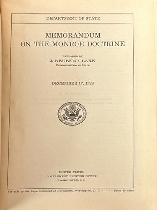 Memorandum on the Monroe Doctrine