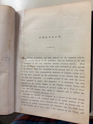 Miscellaneous Pamphlets - bound. Series of Pamphlets. (Pearl of Great Price)