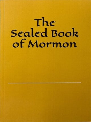 The Sealed Book of Mormon