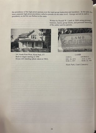 They Gathered to Zion : Histories of the Pioneer Ancestors of Delbert Molen Lamb and Alta Wright Lamb