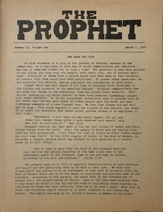 The Prophet, 2 issues