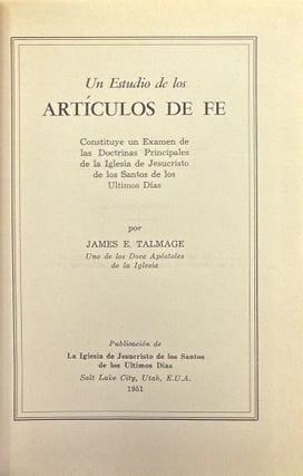 Artículos de Fe (Articles of Faith, Spanish)