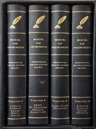 Book of Mormon, 1830 Edition: Personal Revelation Diary (4 vol. set