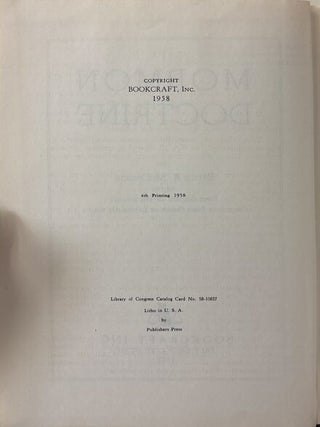 Mormon Doctrine, black ed.
