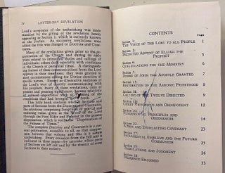 Latter-day Revelation; Selections from the Book of Doctrine and Covenants of the Church of Jesus Christ of Latter-Day Saints. Containing Revelations Given Through Joseph Smith the Prophet.