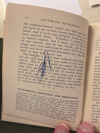 Latter-day Revelation; Selections from the Book of Doctrine and Covenants of the Church of Jesus Christ of Latter-Day Saints. Containing Revelations Given Through Joseph Smith the Prophet.