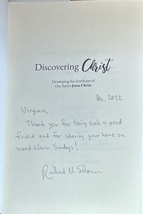 Discovering Christ: Developing the Attributes of our Savior Jesus Christ