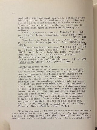 History of Brigham Young, 1847-1867
